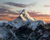 Evening view of Ama Dablam on the way to Everest Base Camp - Nepal